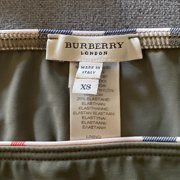 Excellent condition BURBERRY TWO PIECE KHAKI SWIMSUIT - Picture 2 of 5